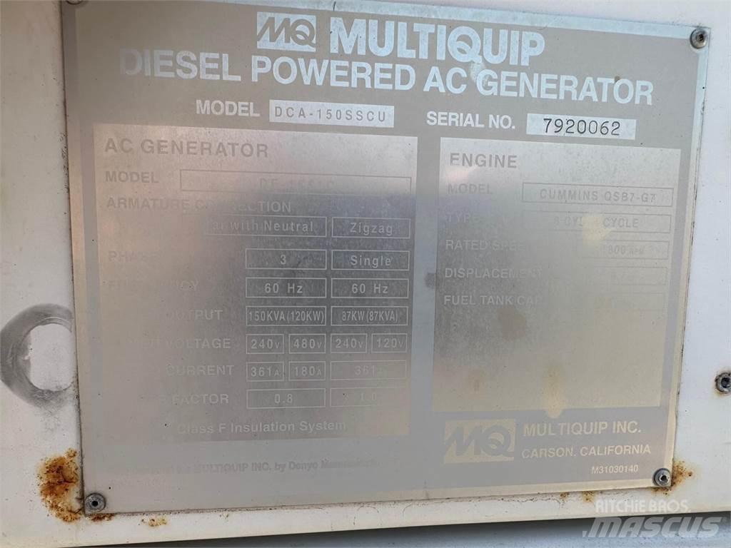 MultiQuip 150 KVA Other Generators