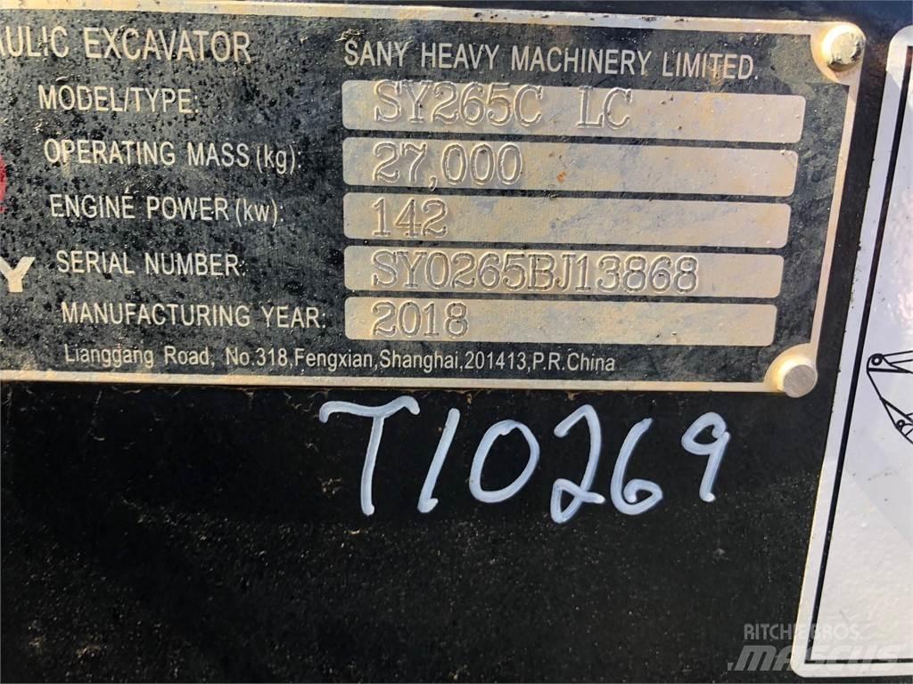 Sany SY265C Crawler excavators