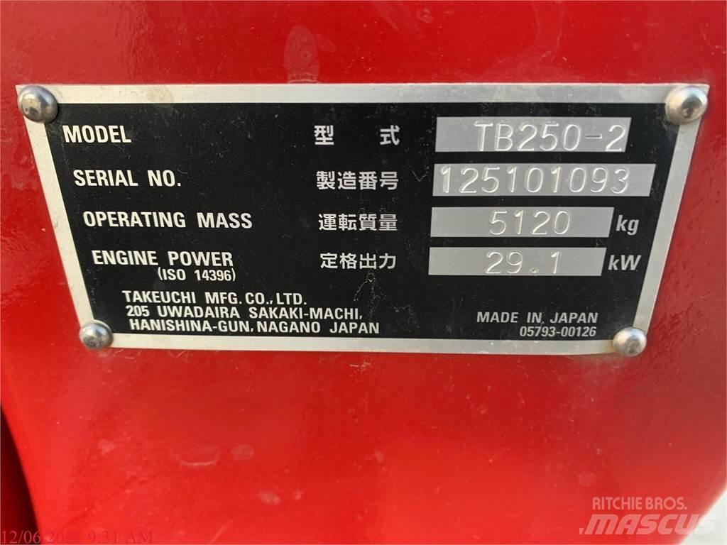 Takeuchi TB250-2 Mini excavators < 7t (Mini diggers)