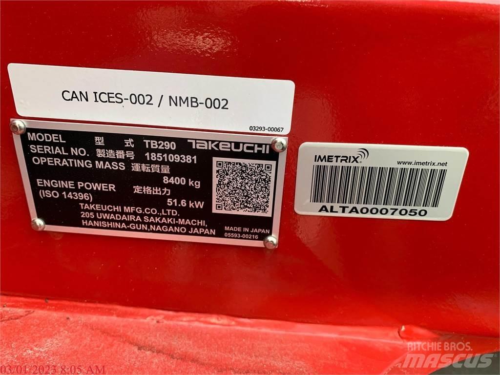 Takeuchi TB290 Crawler excavators