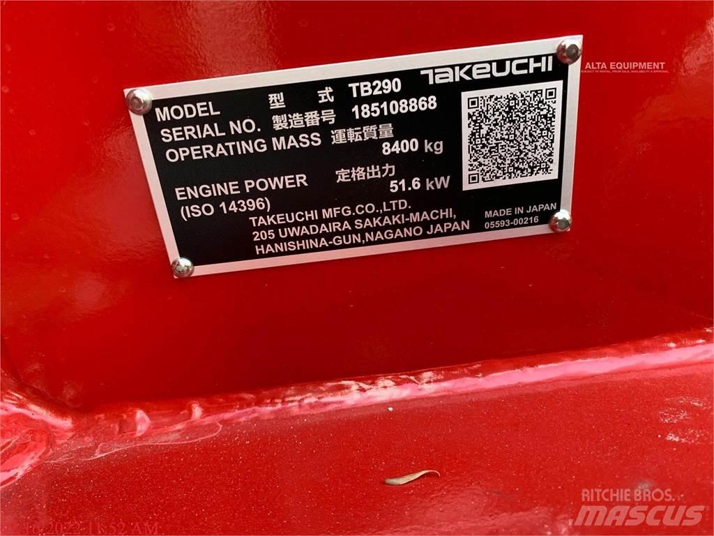 Takeuchi TB290 Crawler excavators