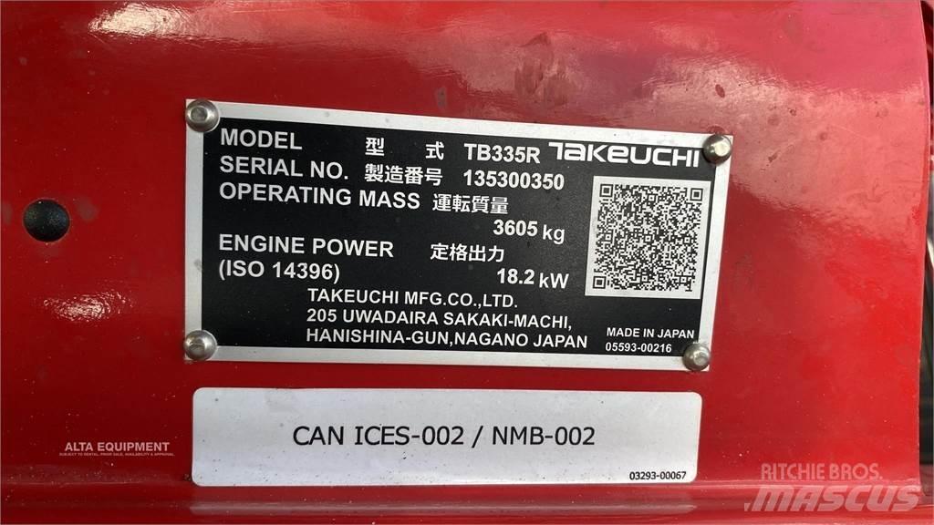 Takeuchi TB335R Mini excavators < 7t (Mini diggers)