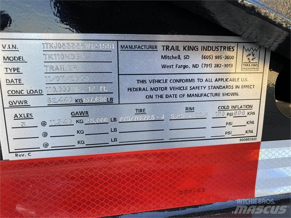 Trail King  Low loader-semi-trailers