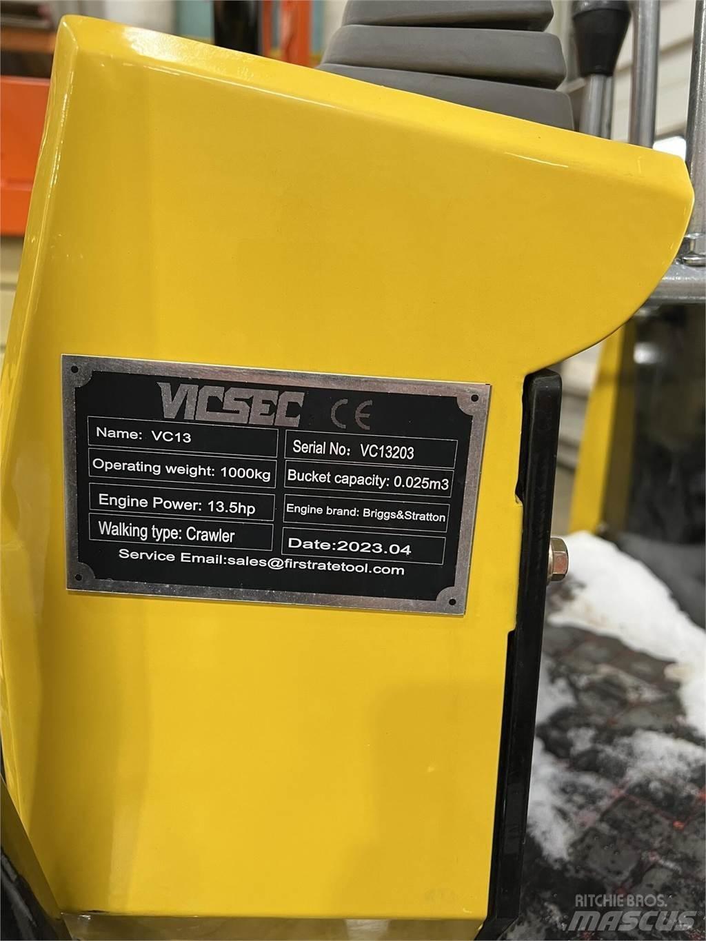 Vicsec VC13 Mini excavators < 7t (Mini diggers)