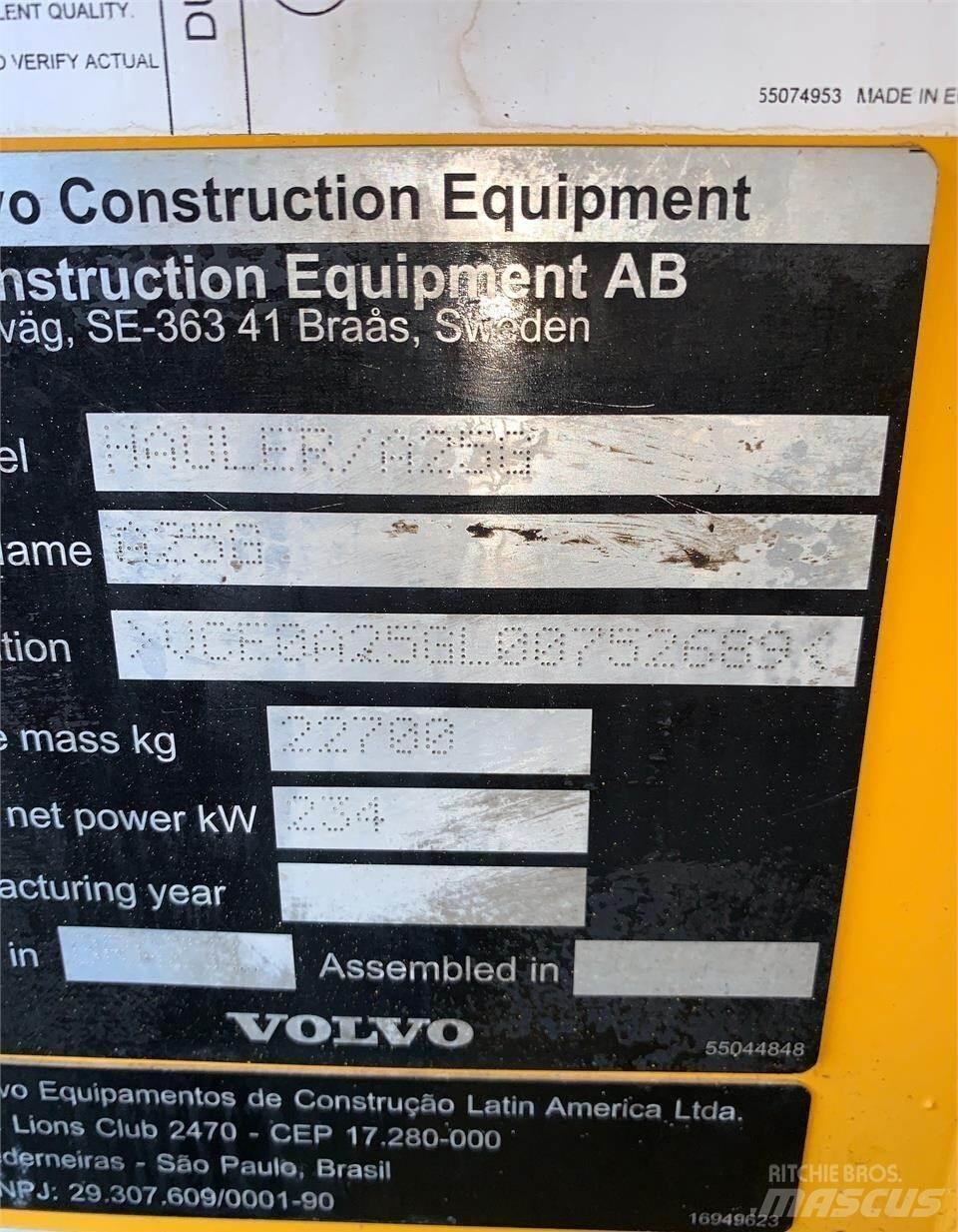 Volvo A25G Articulated Haulers