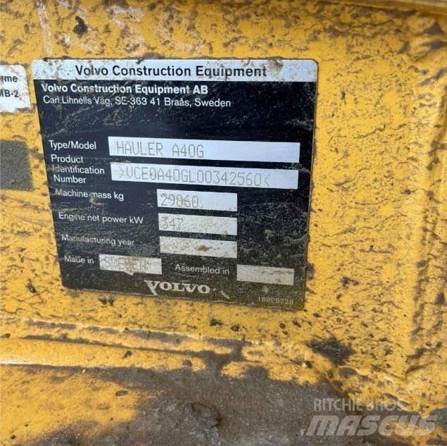 Volvo A40G Articulated Haulers