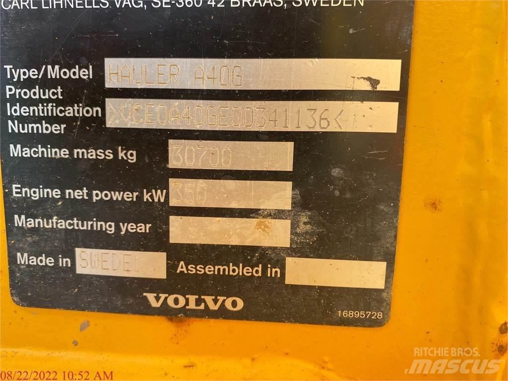 Volvo A40G Articulated Haulers