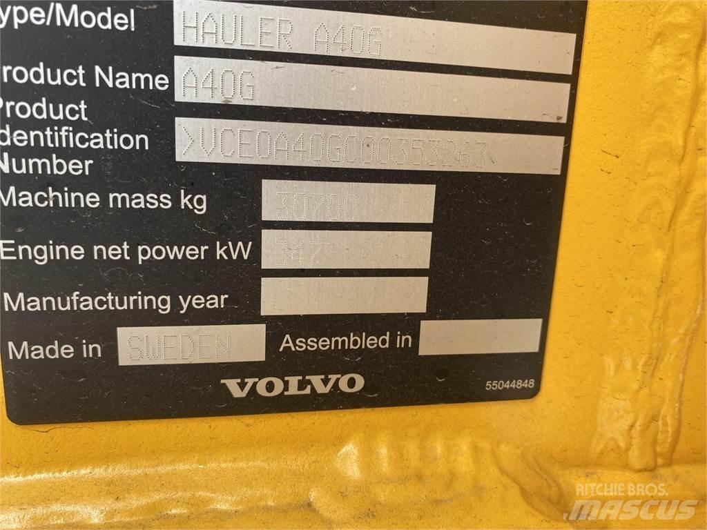 Volvo A40G Articulated Haulers