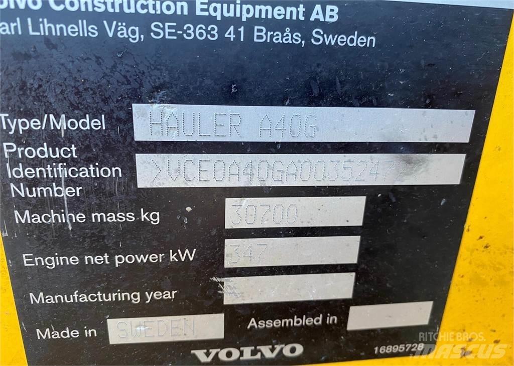 Volvo A40G Articulated Haulers