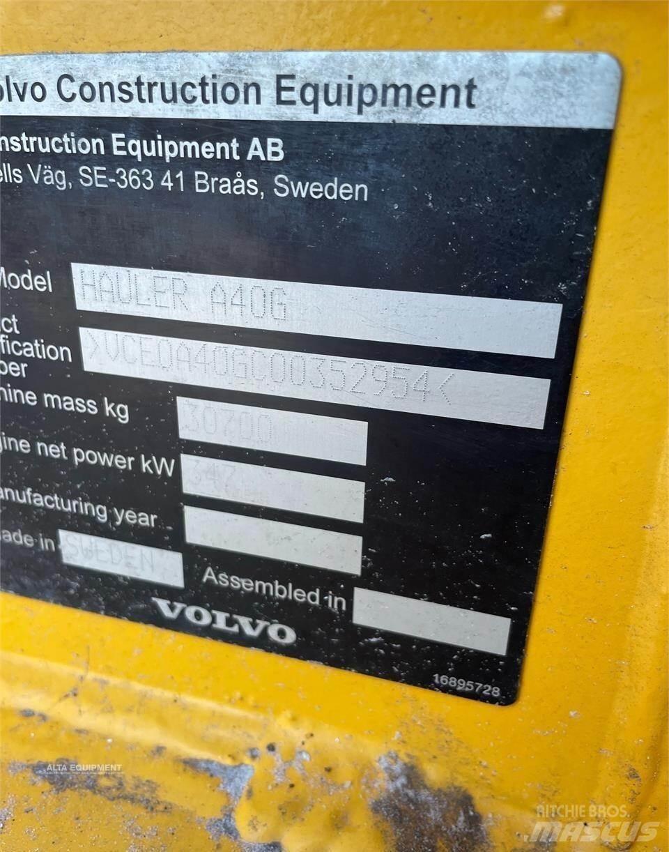 Volvo A40G Articulated Haulers