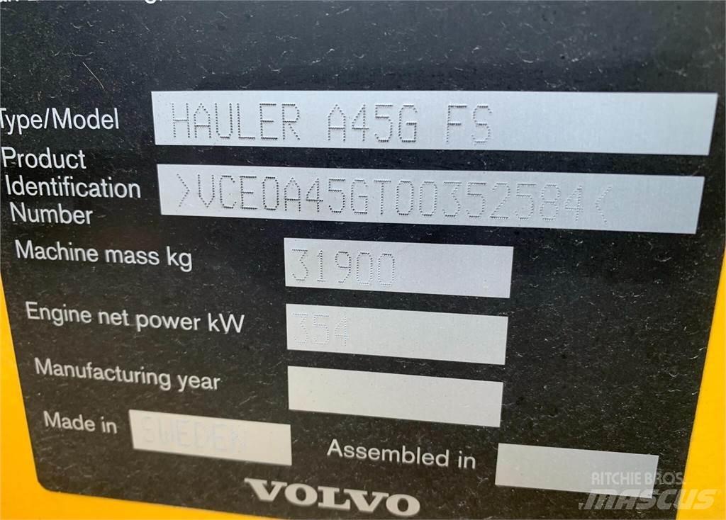 Volvo A45G FS Articulated Haulers