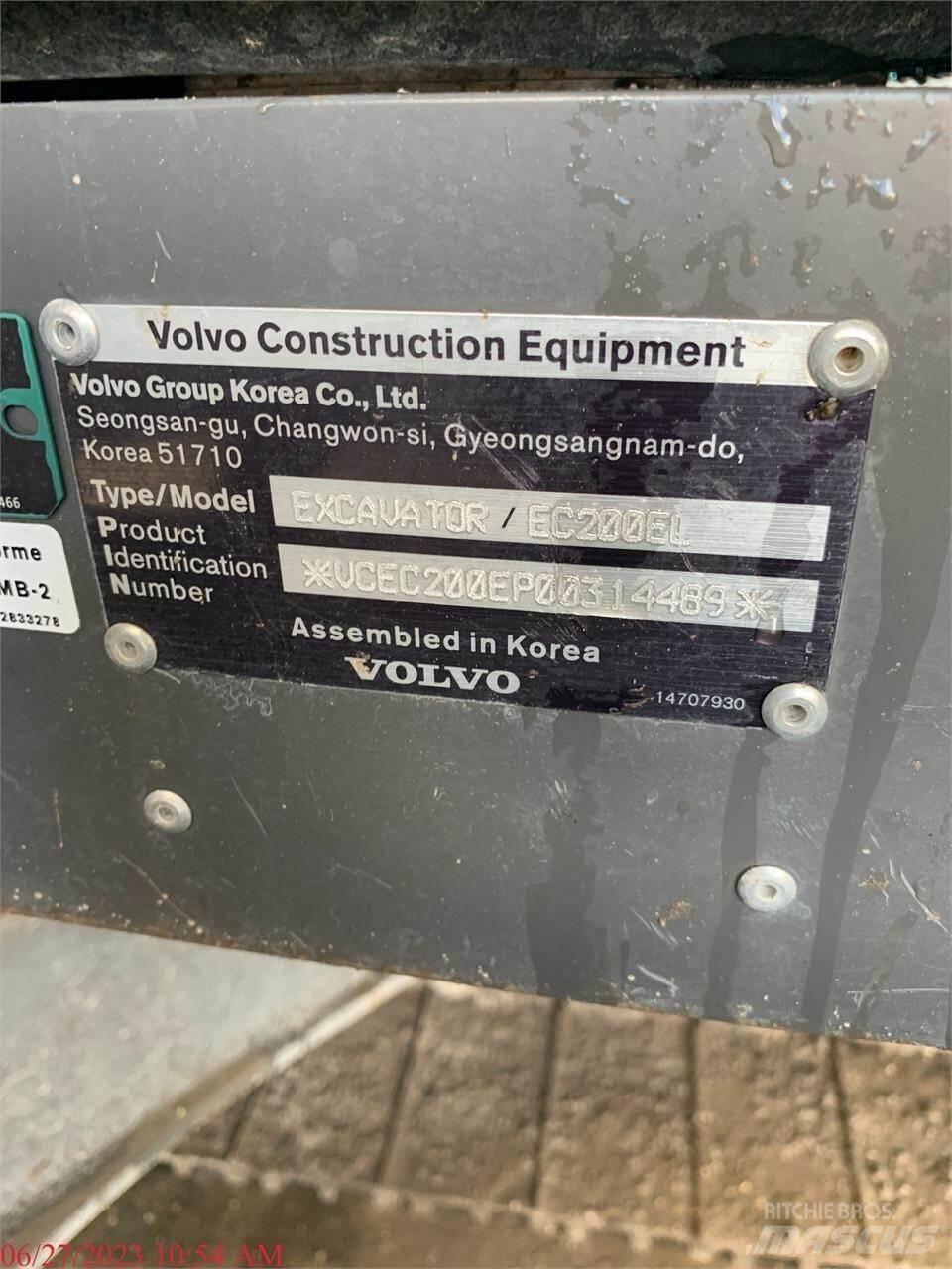 Volvo EC200EL Crawler excavators