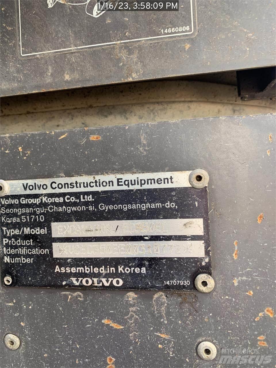 Volvo EC350EL Crawler excavators