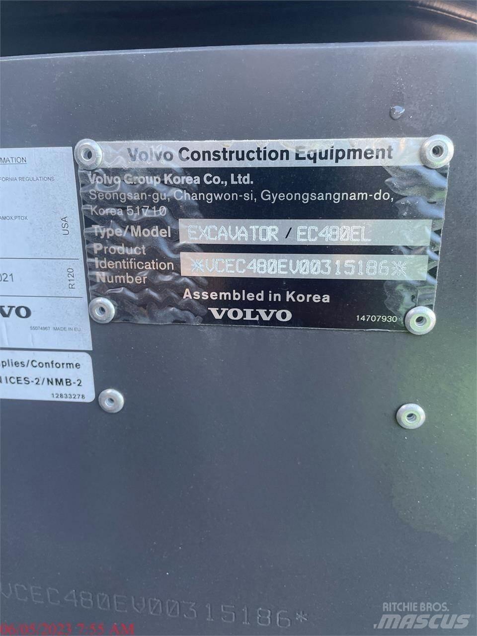 Volvo EC480EL Crawler excavators