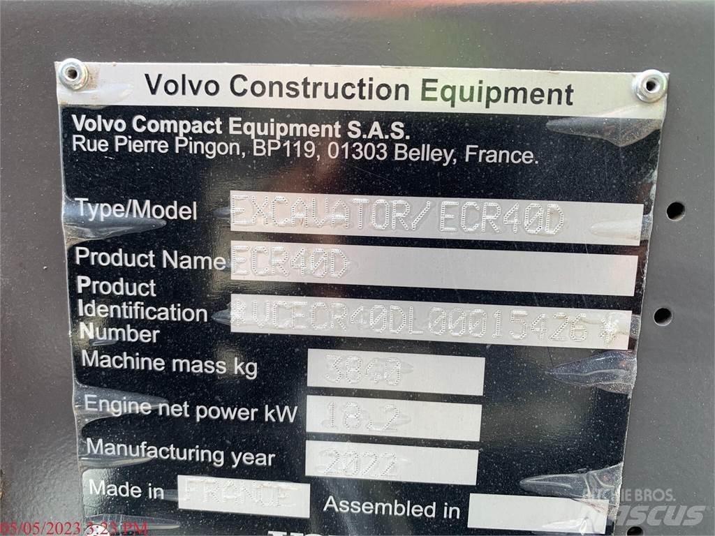 Volvo ECR40D Mini excavators < 7t (Mini diggers)