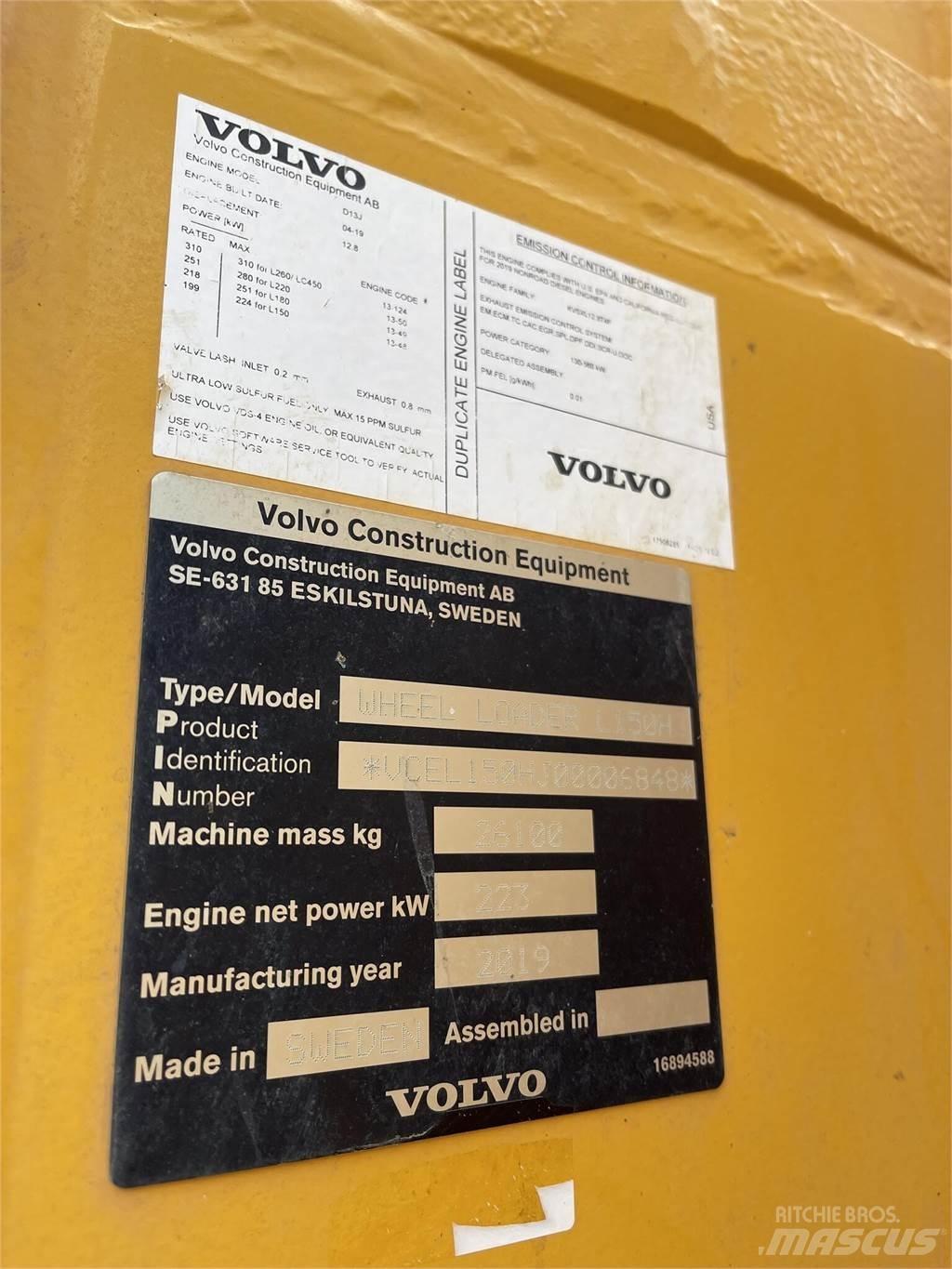 Volvo L150H Wheel loaders