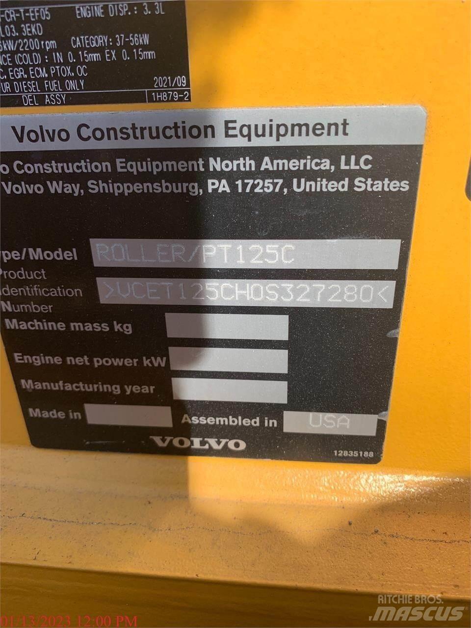Volvo PT125C Pneumatic tired rollers