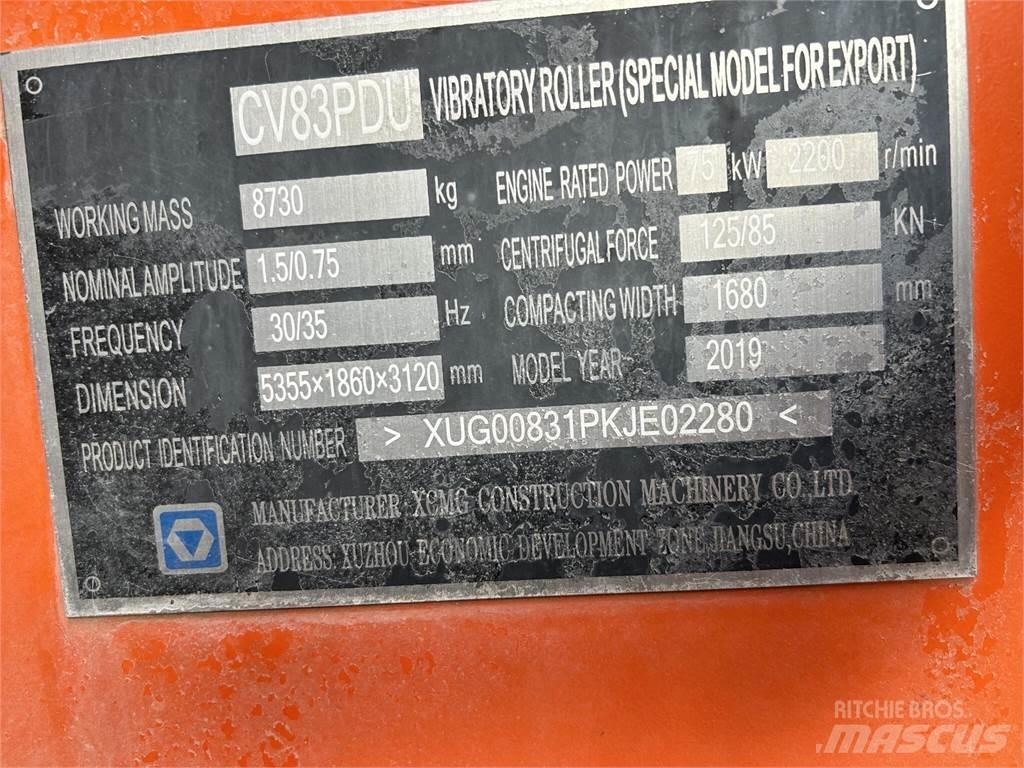 XCMG CV83PDU Twin drum rollers