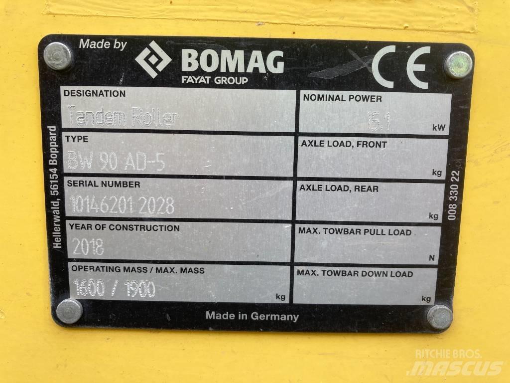 Bomag BW 90 AD-5 Twin drum rollers