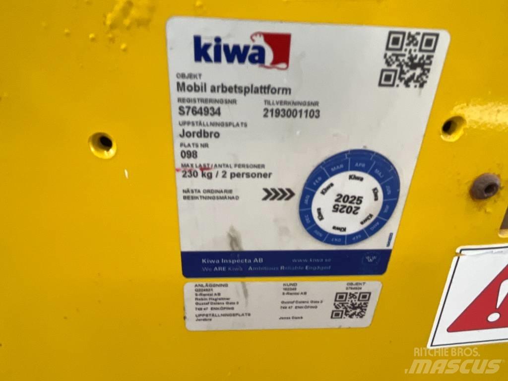 Saxlift GMG 930 ED, Scissor lifts