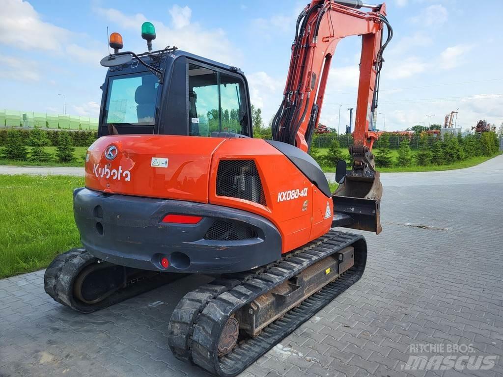 Kubota KX080-40 Crawler excavators