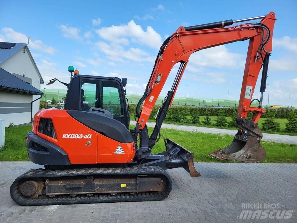Kubota KX080-40 Crawler excavators