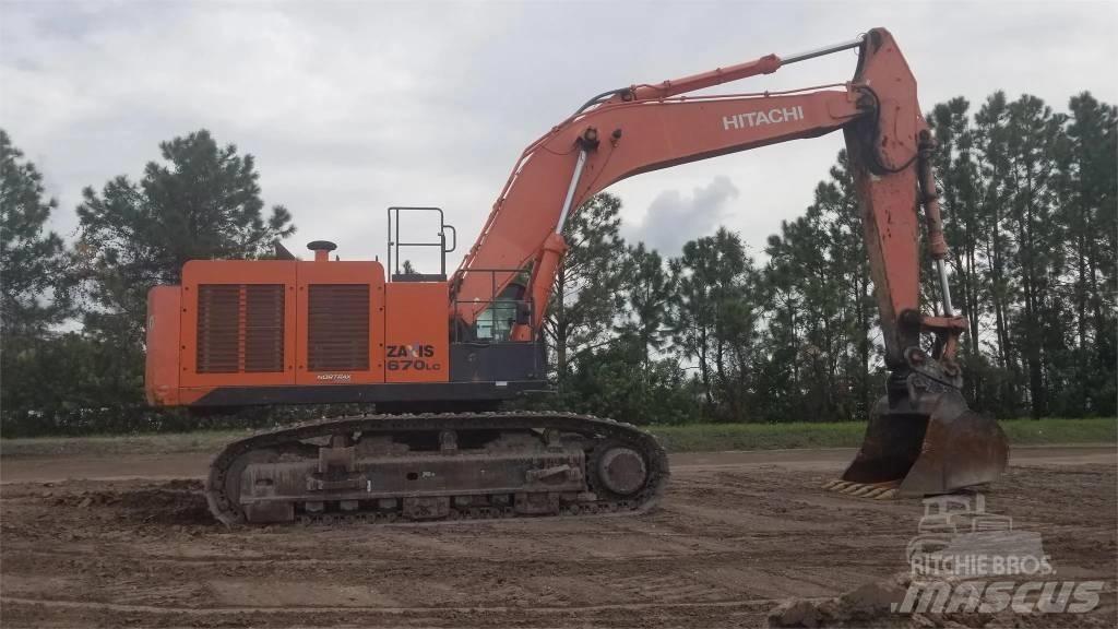 Hitachi ZX 670 Crawler excavators