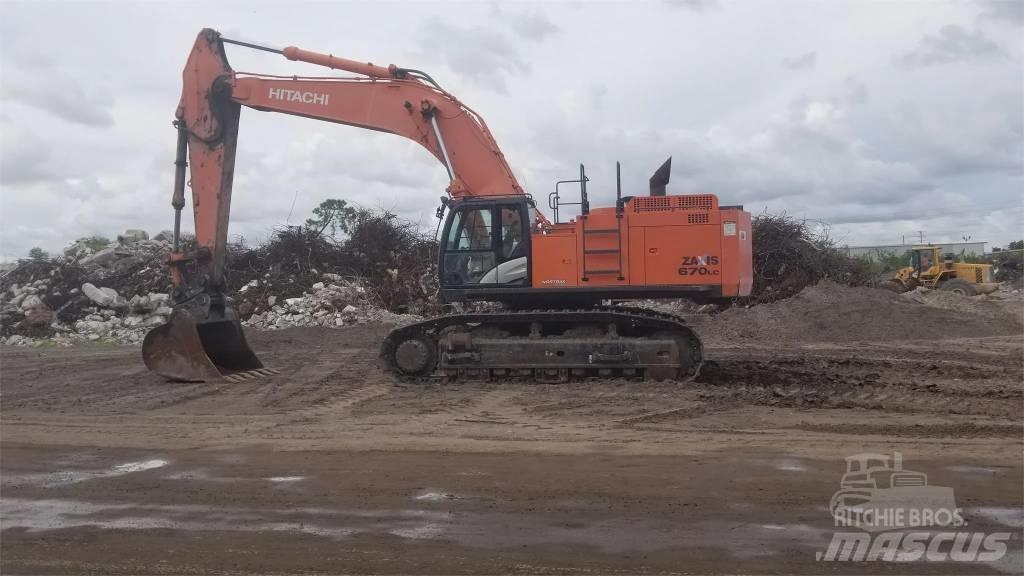 Hitachi ZX 670 Crawler excavators
