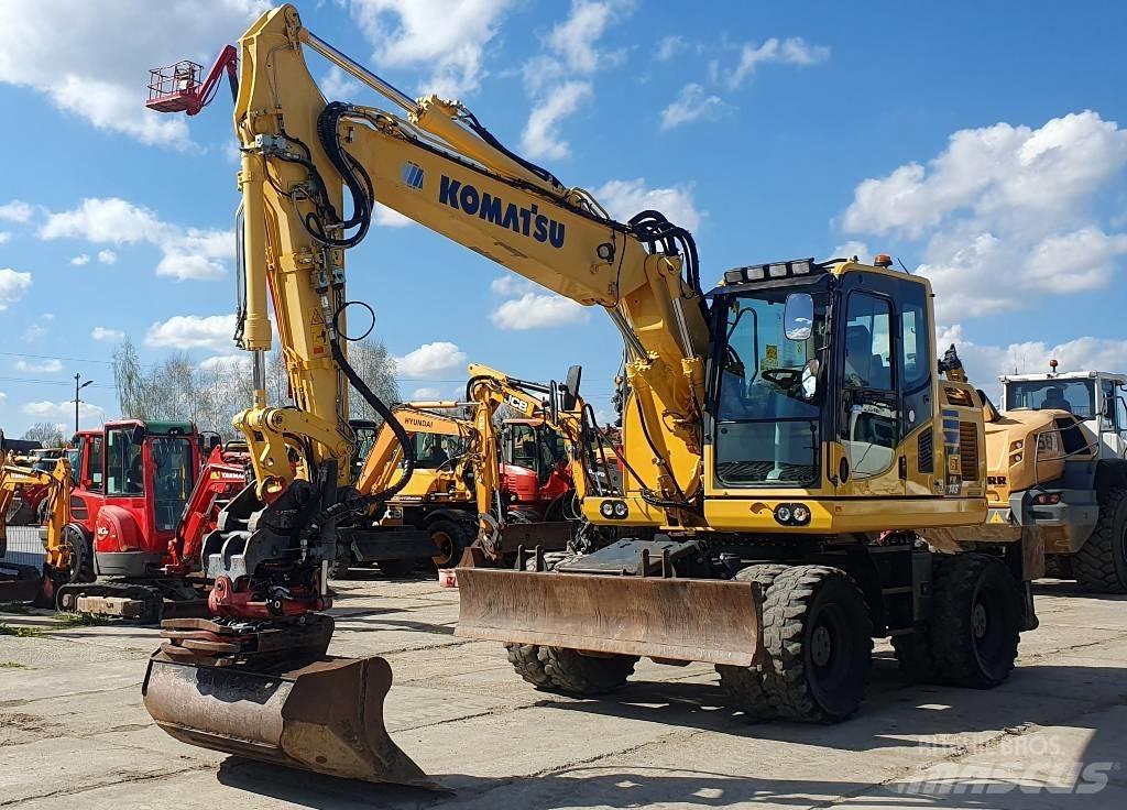 Komatsu PW148-10 Wheeled excavators