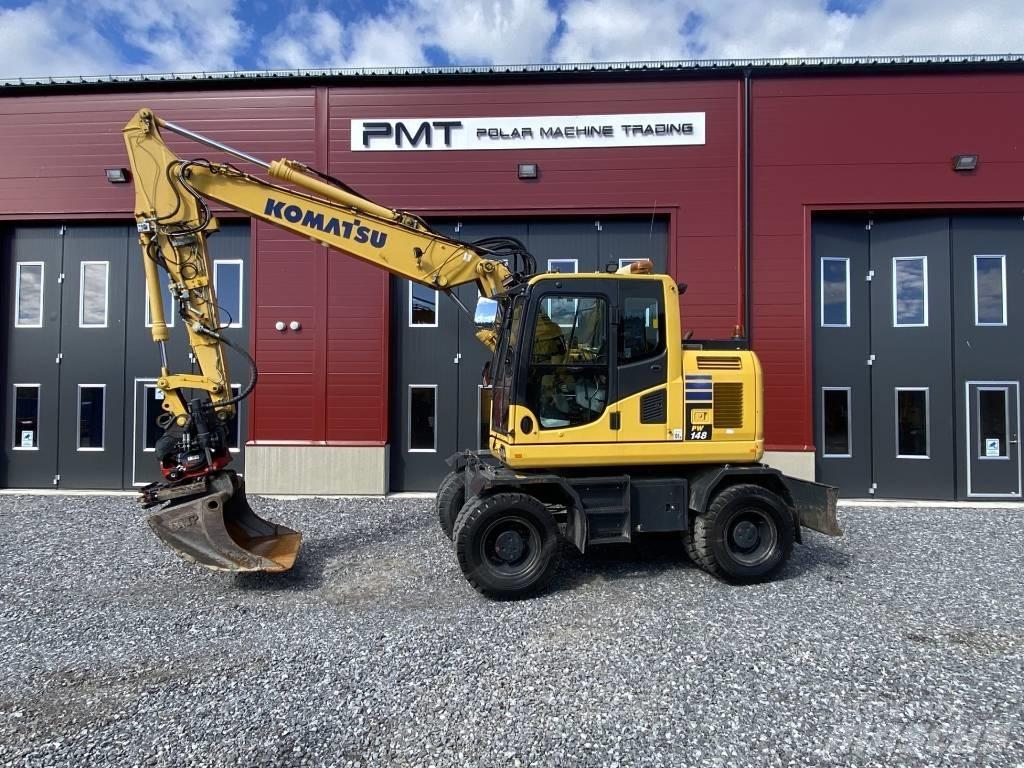 Komatsu PW 148-10 Wheeled excavators