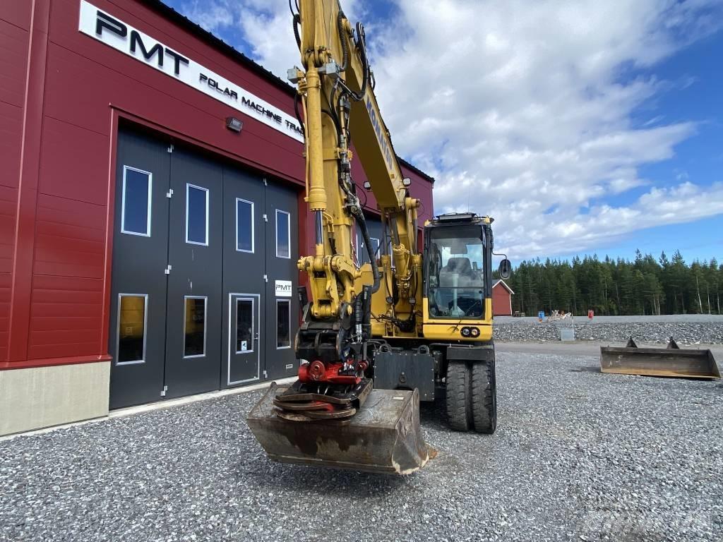 Komatsu PW 148-10 Wheeled excavators