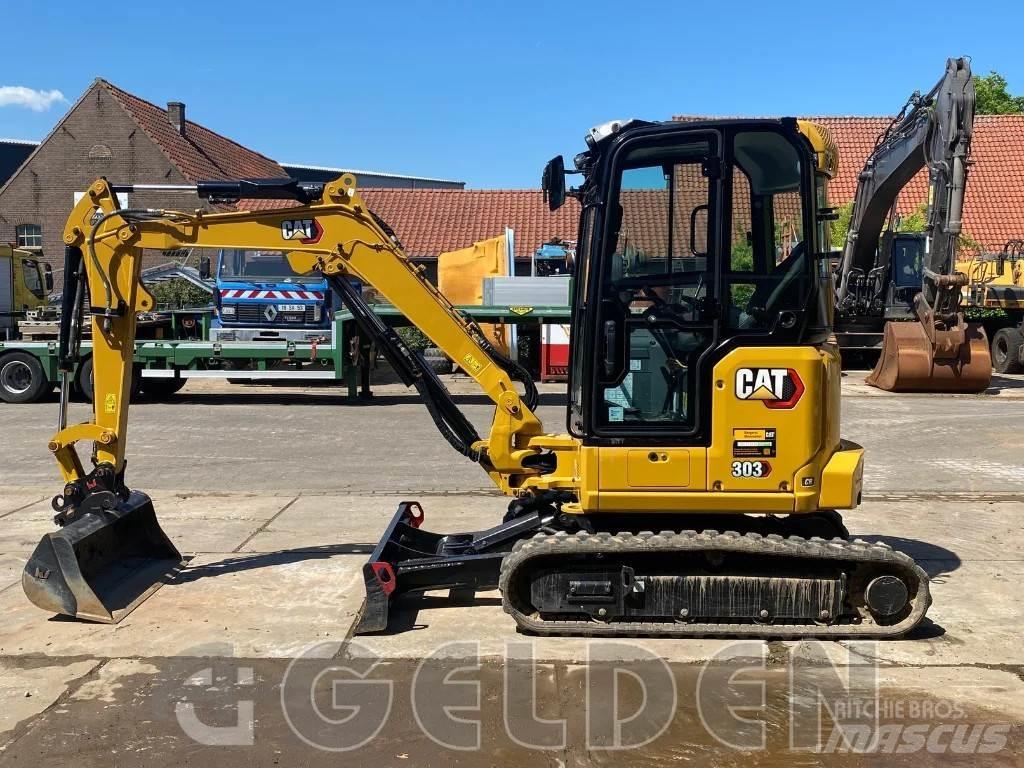 CAT 303 - 3 Buckets Mini excavators < 7t (Mini diggers)