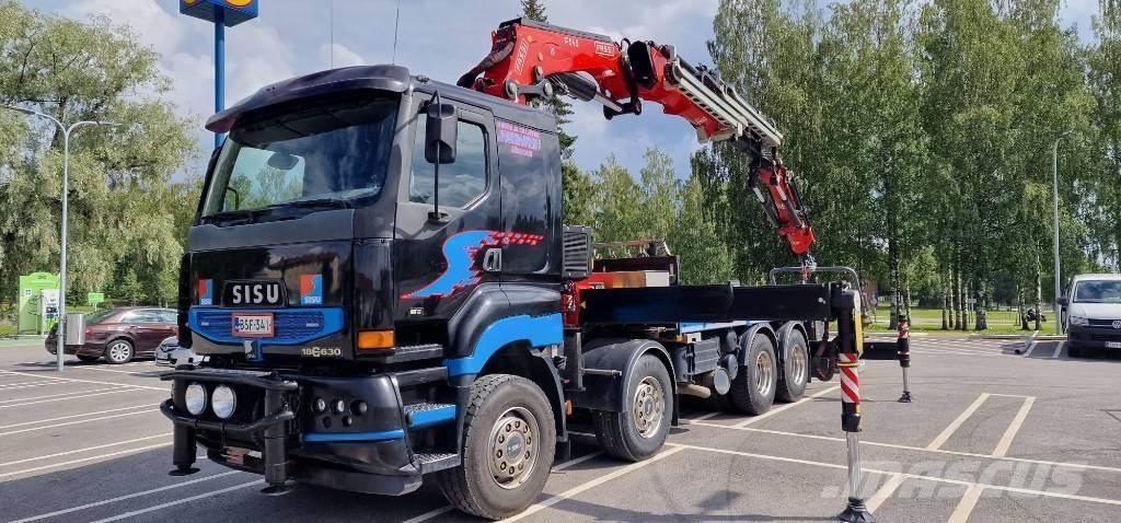 Sisu E18 630 Truck mounted cranes