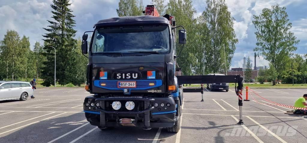 Sisu E18 630 Truck mounted cranes