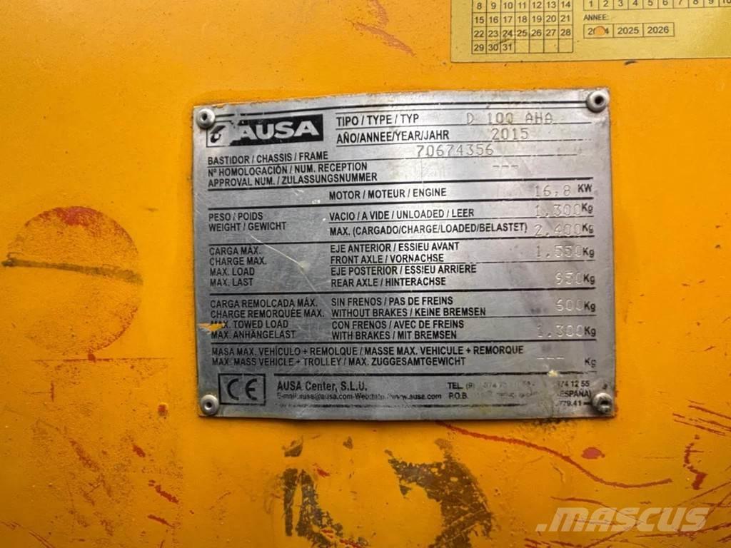 Ausa D 100 AHA Articulated Haulers