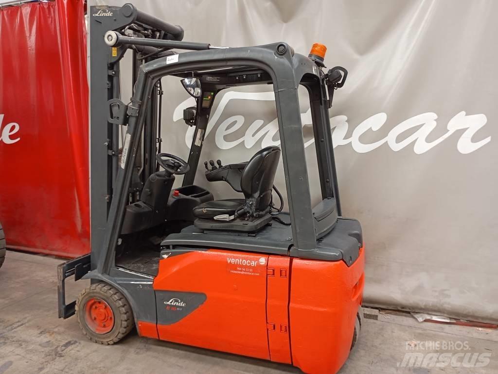 Linde E 16 Electric forklift trucks