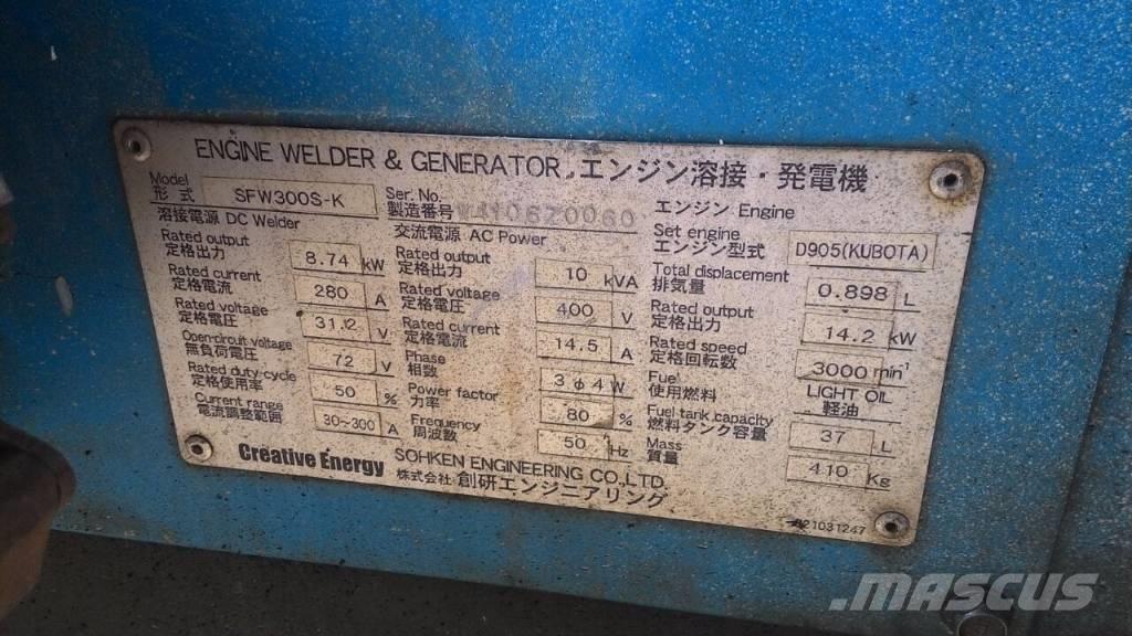  SOHKEN SFW300S-K Welding Equipment