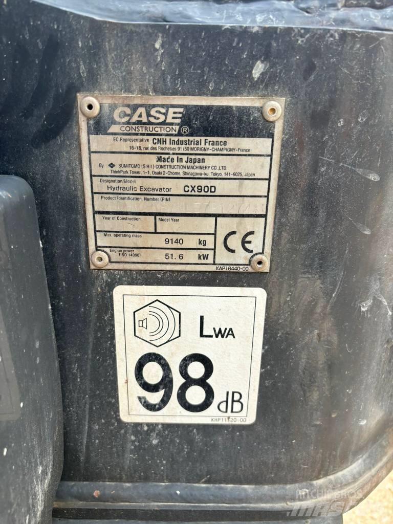 CASE CX 90 D Mini excavators  7t - 12t