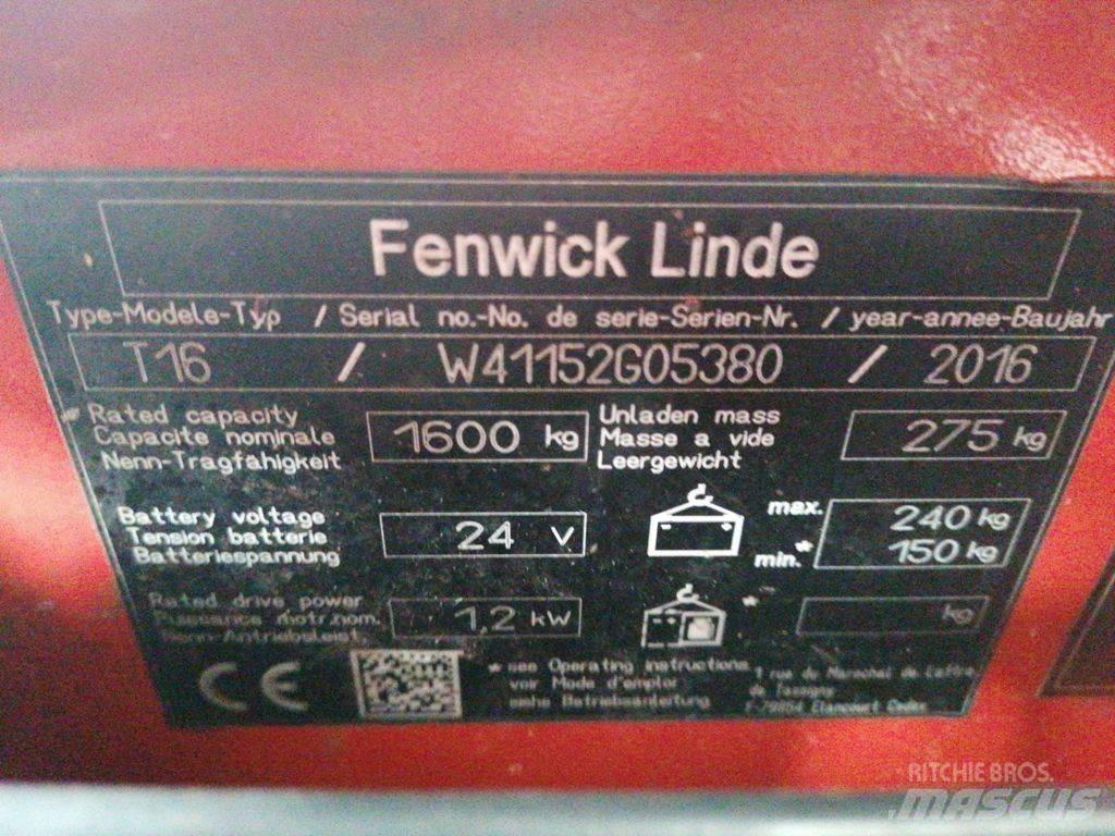 Linde T16 Low lifter
