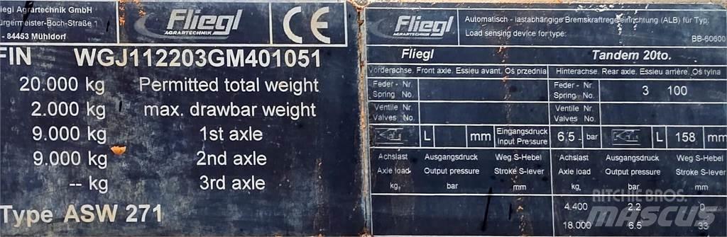 Fliegl Gigant ASW 271 Tipper trailers