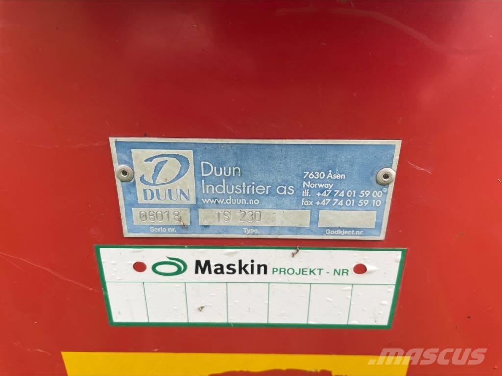 Duun TS 230 Snow blades and plows