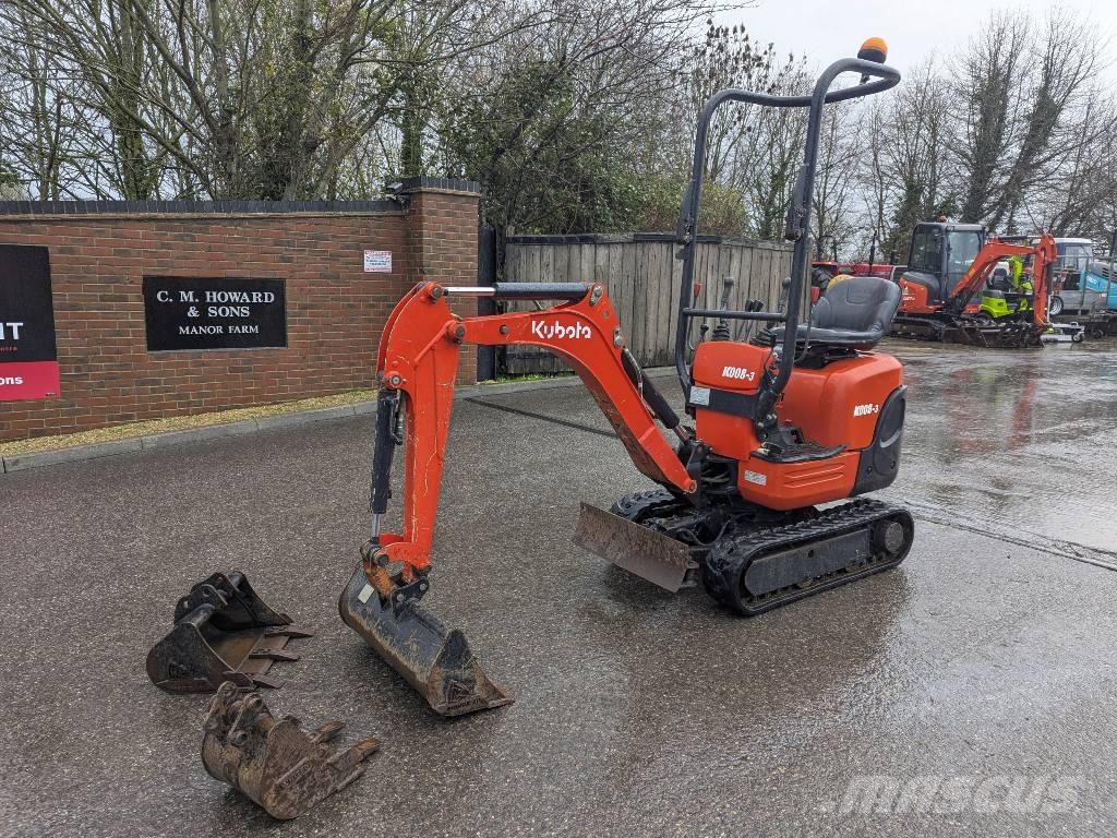 Kubota K 008-3 Mini excavators < 7t (Mini diggers)