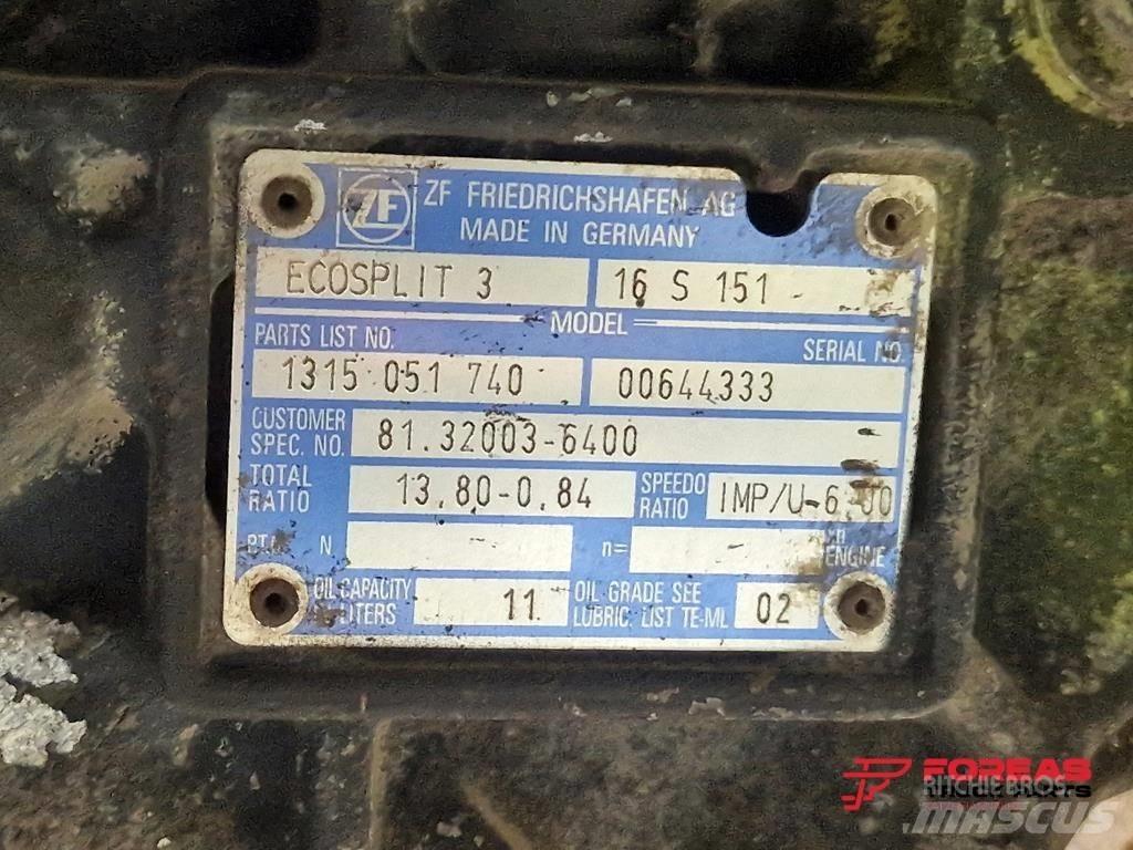 ZF ECOSPLIT 16S - 151 Gearboxes