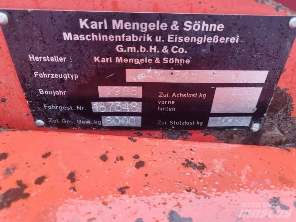 Mengele AW 345 c Self-loading trailers