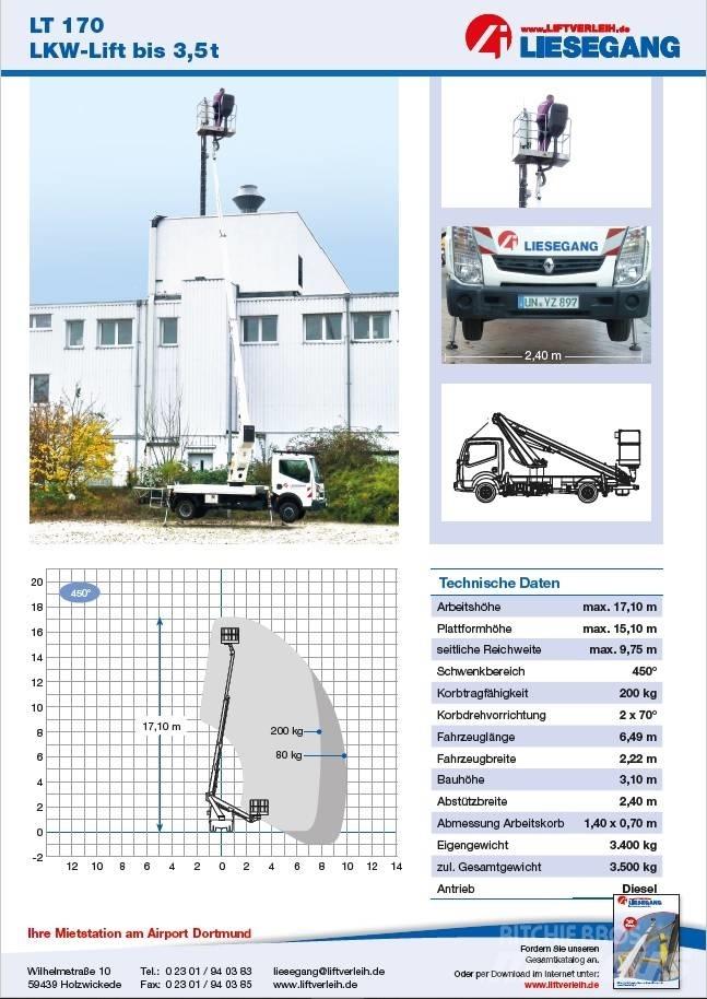 GSR E 179 T Truck mounted platforms