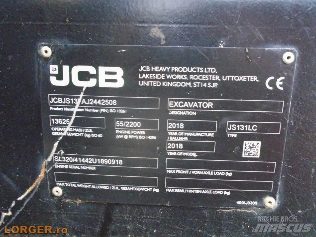 JCB JS 131 LC Crawler excavators