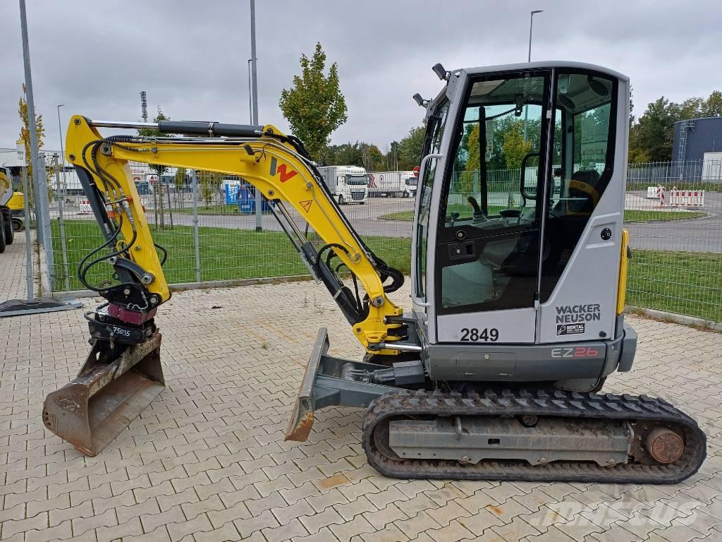 Wacker Neuson EZ26 Crawler excavators