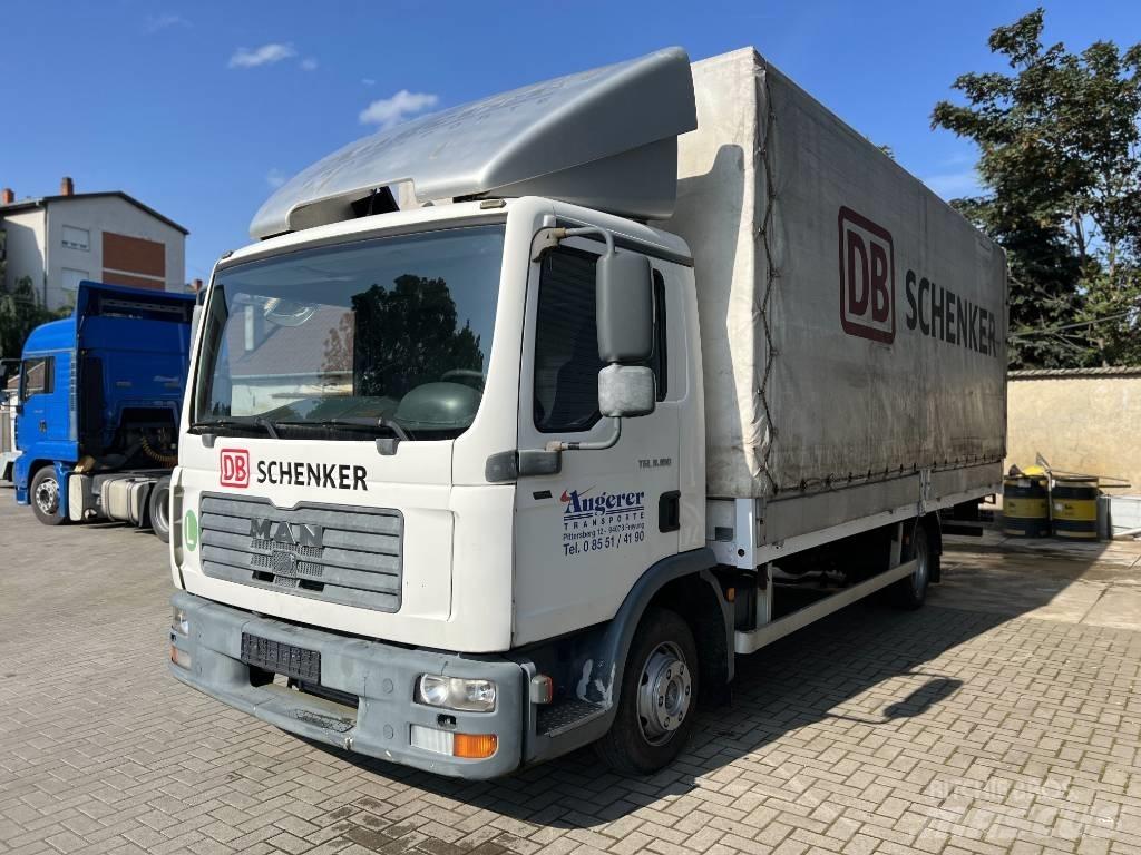 MAN TGL 8.180 Curtain sider trucks