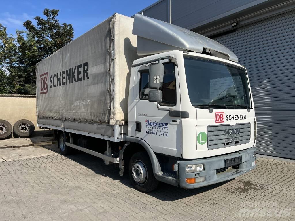 MAN TGL 8.180 Curtain sider trucks
