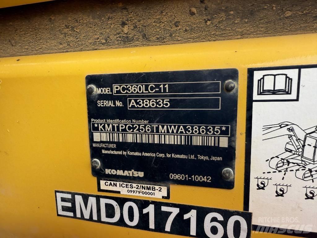Komatsu PC360LC-11 Crawler excavators